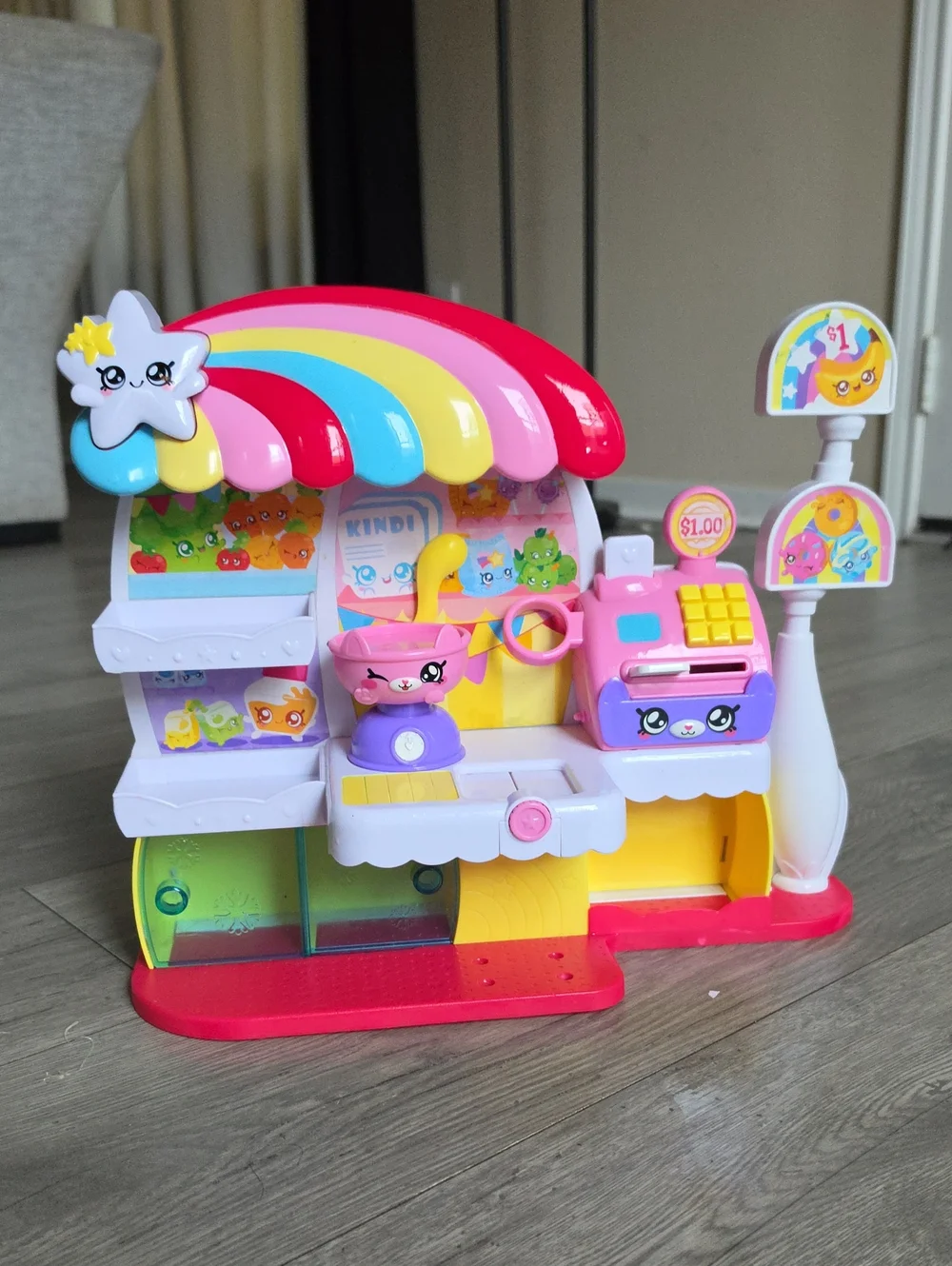 Kindi Kids Kindi Fun Kitty Petkin Supermarket Playset  (Missing Accessories)